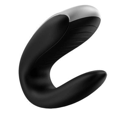 Wibrator dla par - Satisfyer Double Fun Black